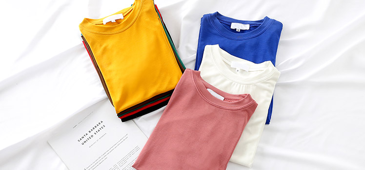 南山夏季T恤衫定做要选对材质